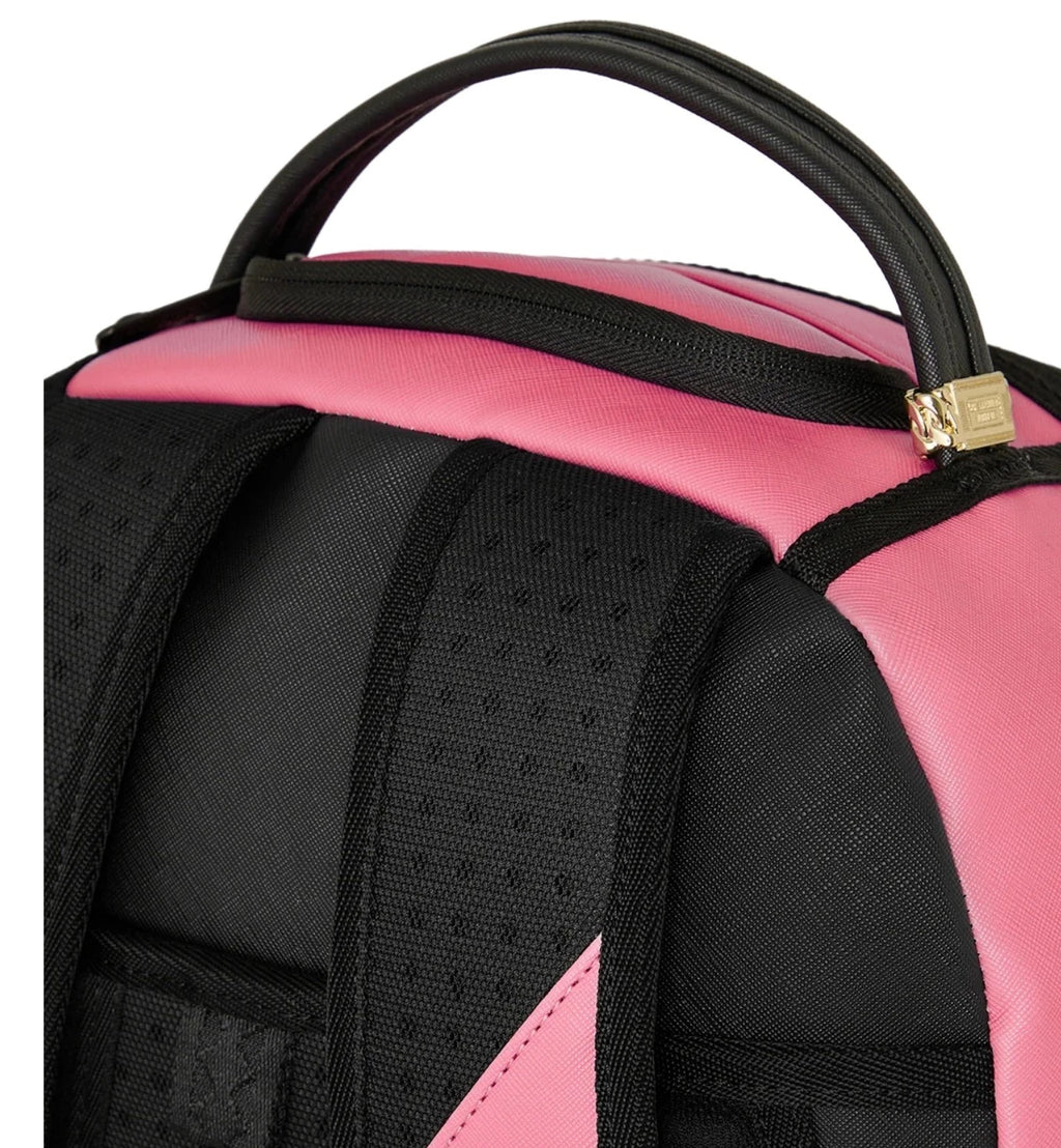 🔥🔥Sprayground pink backpack SHARK CENTRAL EMBROIDERED EFFECT BACKPACK
