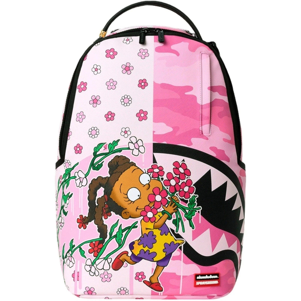 🔥🔥 Sprayground x Rugrats Susie Pink Flowers Backpack Bookbag Large School Bag
