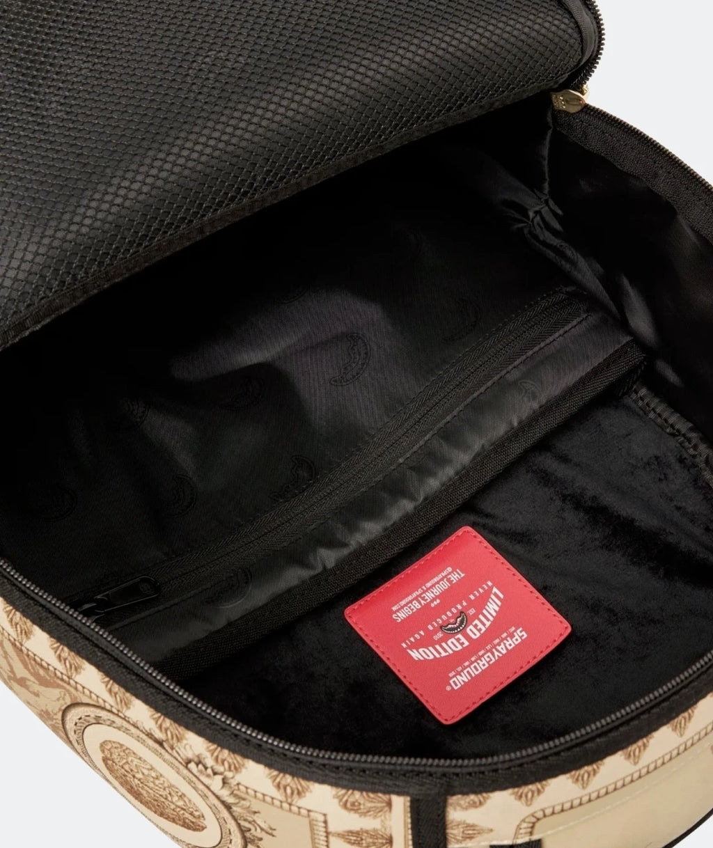 🔥🔥 Sprayground THAT OLD MONEY Backpack New Black Large Bookbag