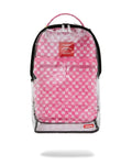 🔥🔥 Sprayground Clear Dlx Backpack - Checked Out (Pink Drip) Bag💥💥💥