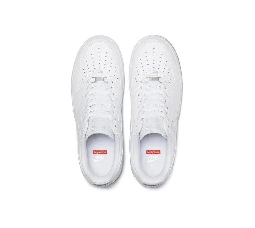 Nike Air Force 1 Low Supreme White Men's CU9225-100 New