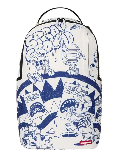 Sprayground CASH & CHAOS Backpack🔥New Black Bookbag Large School Bag