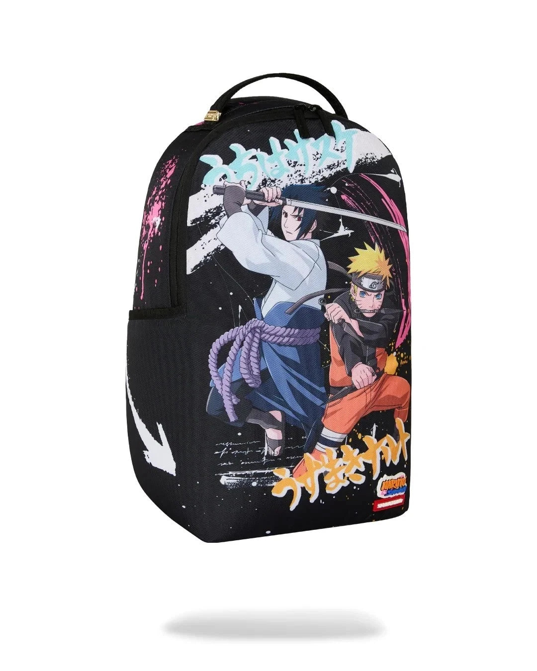 🔥🔥Sprayground Naruto BACK TO ATTACK BackpackNew Black Bookbag Large School Bag