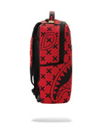 Sprayground DIVIDE & CONQUER Backpack🔥Black Red Travel Bookbag School Bag