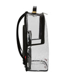 🔥🔥 Sprayground SHARK CENTRAL - CLEAR BACKPACK New Black Bookbag LargeSchool