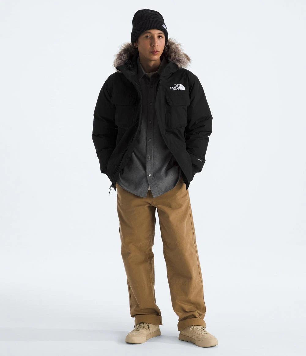 The North Face McMurdo Bomber Jacket Mens size TNF Black NF0A5GD9JK3 NEW $350