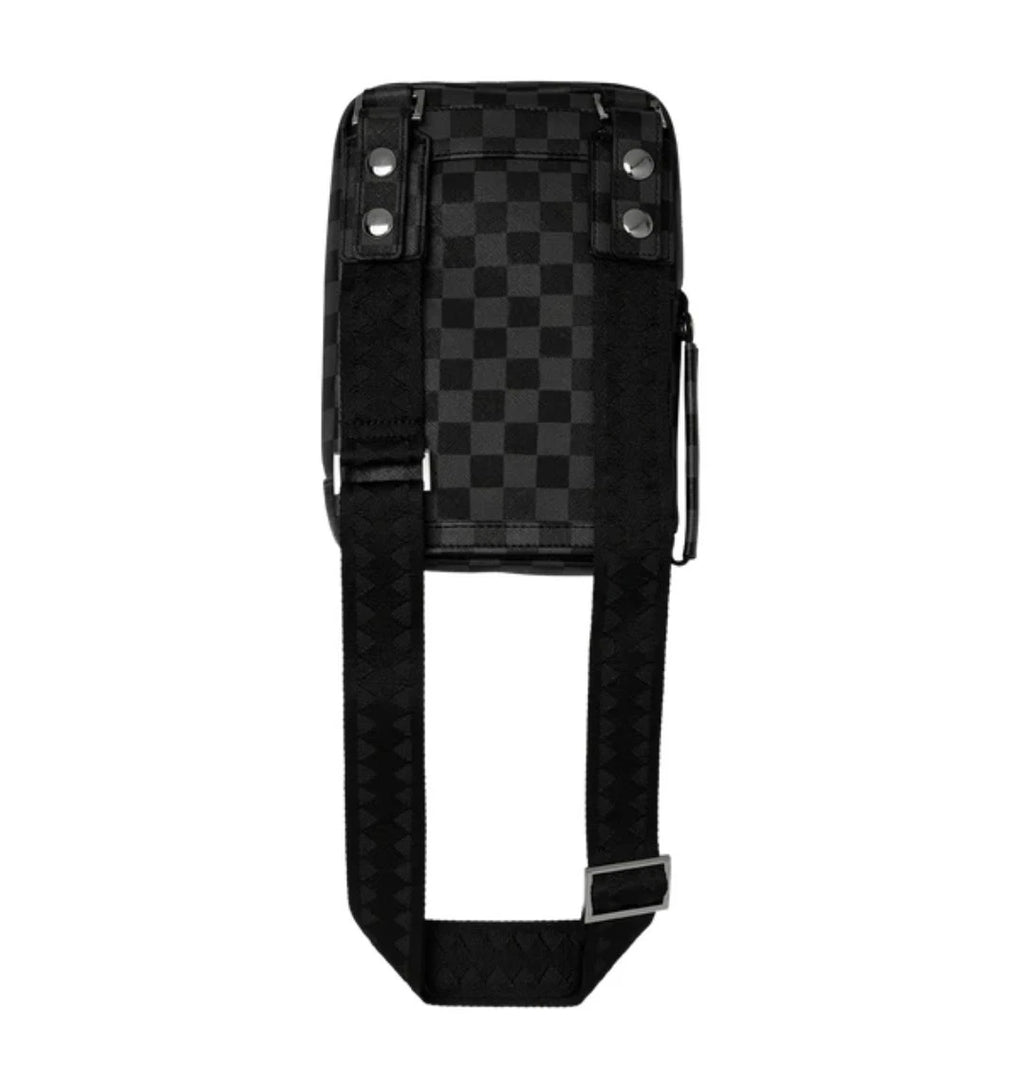 👹 B8247 unisex Sprayground Diamond Tear Shark OG Sling Bag