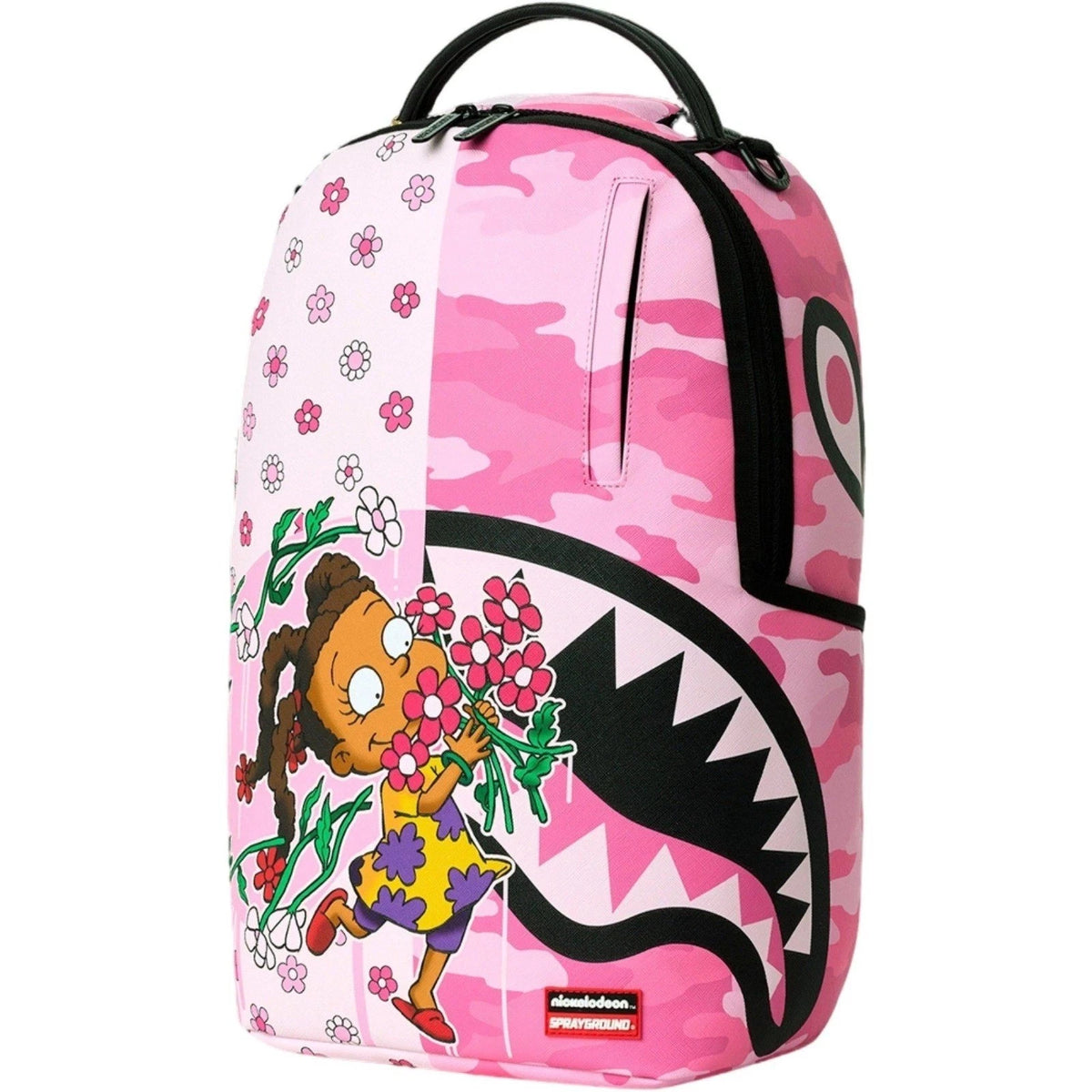 🔥🔥 Sprayground x Rugrats Susie Pink Flowers Backpack Bookbag Large School Bag