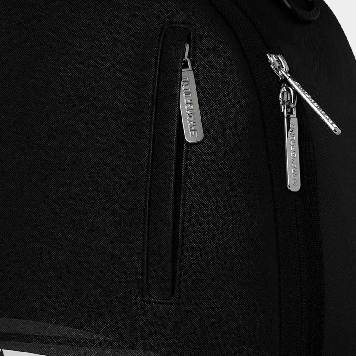 🔥🔥 Sprayground Central Wave Backpack New Black Bookbag Large School Bag