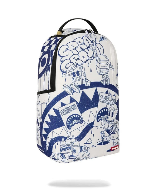 Sprayground CASH & CHAOS Backpack🔥New Black Bookbag Large School Bag