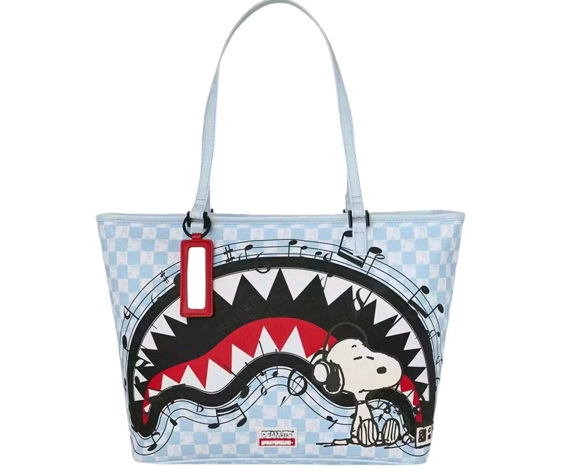 🔥🔥 Sprayground PEANUTS SNOOPY TUNED UP & TUNED OUT TOTE
