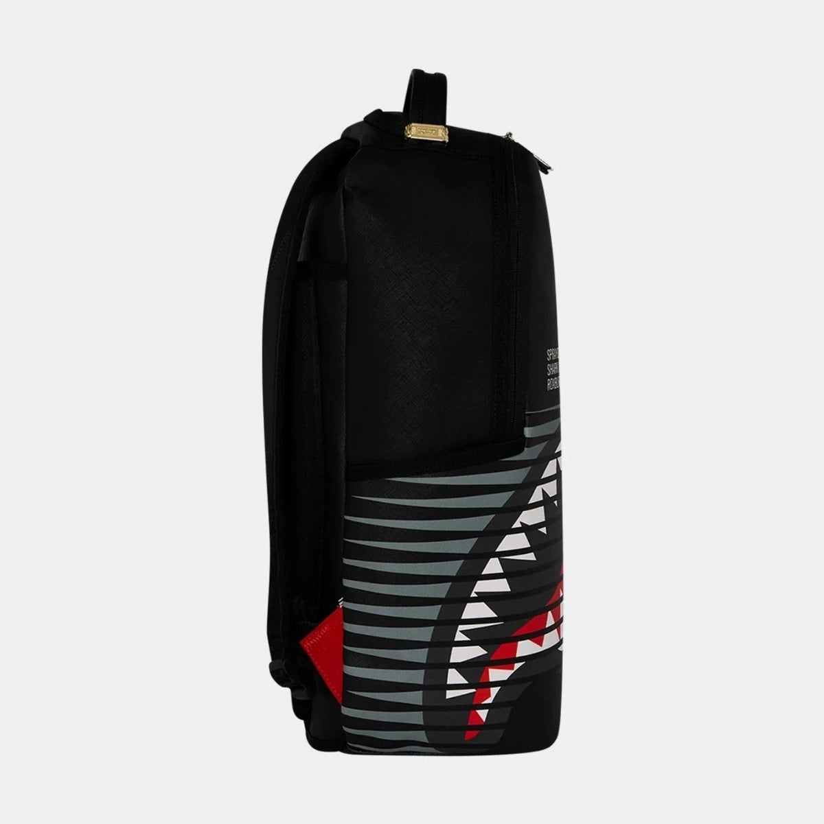 🔥🔥 Sprayground Central Wave Backpack New Black Bookbag Large School Bag