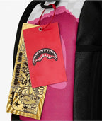 🔥🔥 Sprayground 3D Pink Tear BackpackNew Black Bookbag