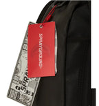 SHARK CENTRAL CREAM BLACK CHECK BACKPACK New Black Large Bookbag School Bag