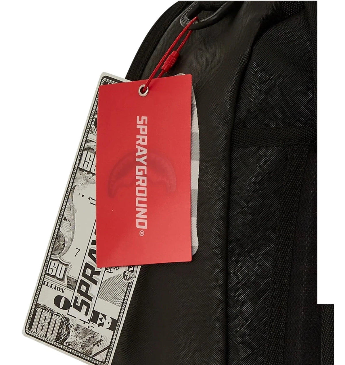 SHARK CENTRAL CREAM BLACK CHECK BACKPACK New Black Large Bookbag School Bag