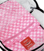 🔥🔥 Sprayground Clear Dlx Backpack - Checked Out (Pink Drip) Bag💥💥💥