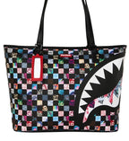 Sprayground SHARKVERSE UNIVERSE Tote🔥New Black Travel Large Shoulder Bag