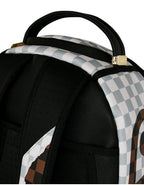 🔥🔥Sprayground Tear Away Checker DLXSV Backpack Black Bookbag Large School Bag