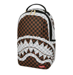 🔥🔥Sprayground Tear Away Checker DLXSV Backpack Black Bookbag Large School Bag