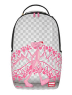 🔥🔥 Sprayground Pink Panther Paw Prints Check Backpack Bookbag School Bag