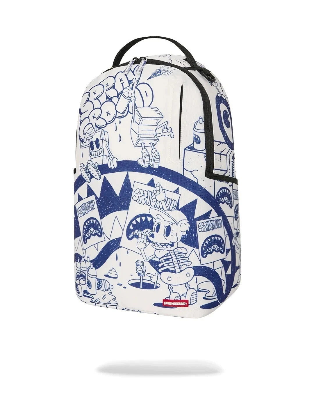Sprayground CASH & CHAOS Backpack🔥New Black Bookbag Large School Bag