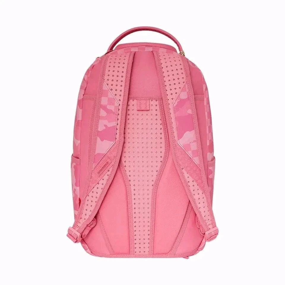 🔥🔥 Sprayground 3am Riptide Camo Pink Backpack Book-bag Large School Bag