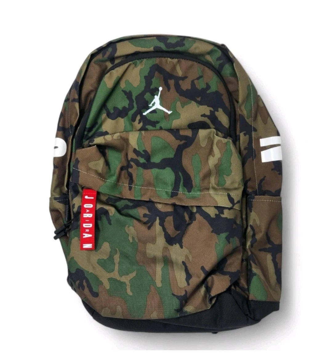 🔥🔥 Nike Jordan Air Patrol Camo Backpack Laptop Sleeve 9A0172-650 Original $80
