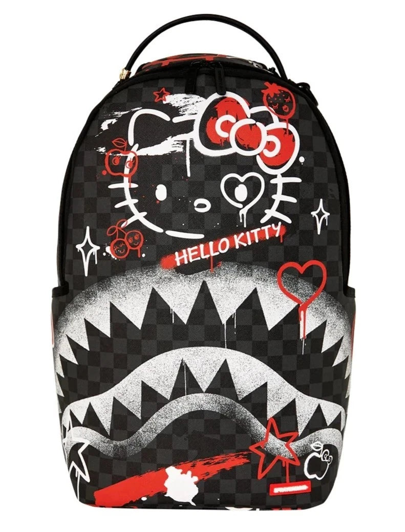 🔥🔥 Sprayground Hello Kitty FRESH PAINT Backpack New Bag💥💥