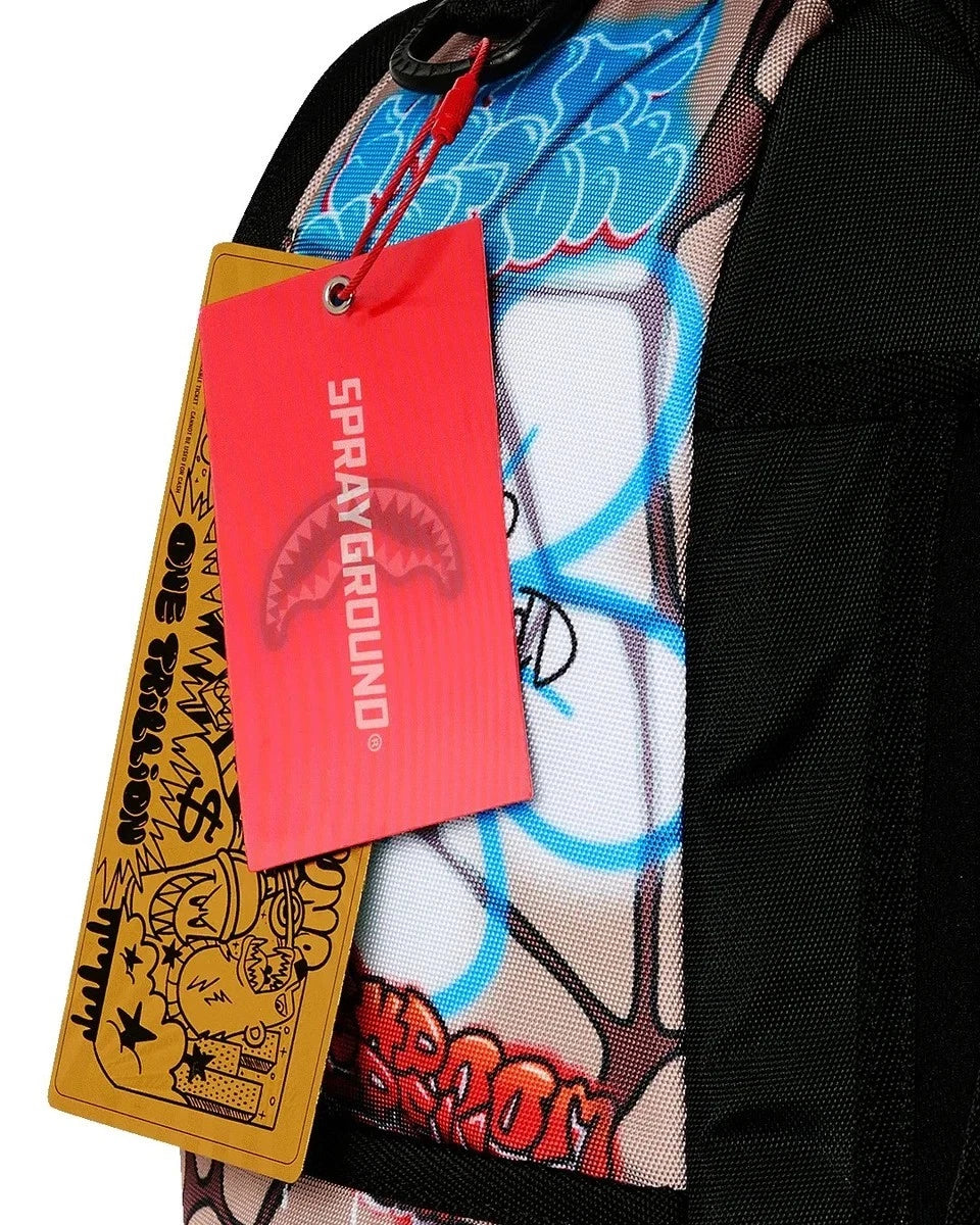 🔥🔥 Sprayground Smurfs Big Mural Backpack New Pitufos Bookbag Large School Bag