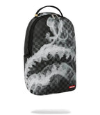🔥Sprayground Daydream Smoke Check Backpack New Black Bookbag Large School Bag