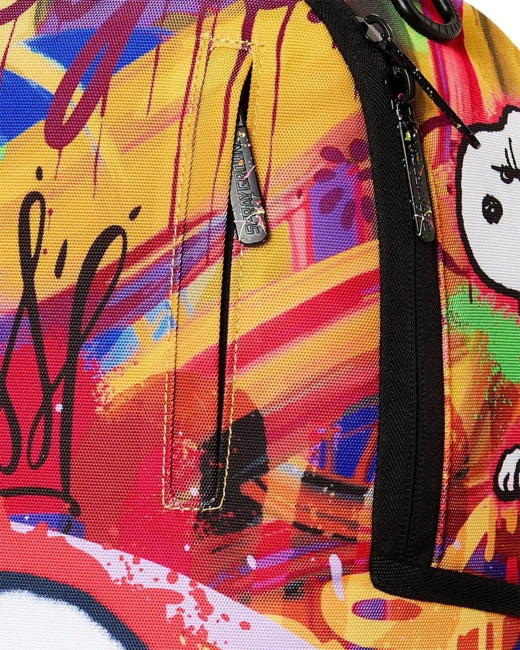 🔥🔥 Sprayground x Snoopy Street Art Backpack New Black Bookbag Large 💥💥