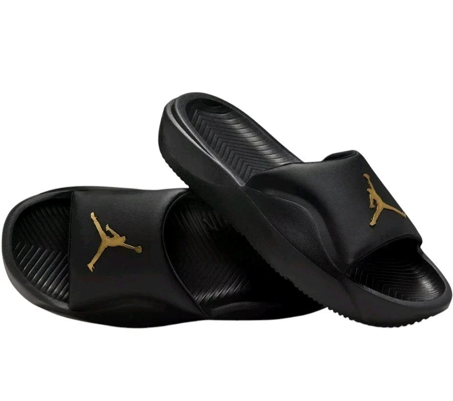 🔥🔥 Jordan Franchise Slides Men's Comfort, Black/MetallicGold HF3263-007