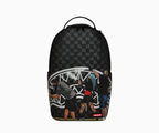 Sprayground Subway Vandals DLXR Backpack New Black Bookbag Large School Bag