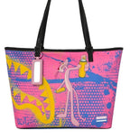 🔥🔥 Sprayground Pink Panther ART HEIST ToteNew Black Travel Large Shoulder Bag