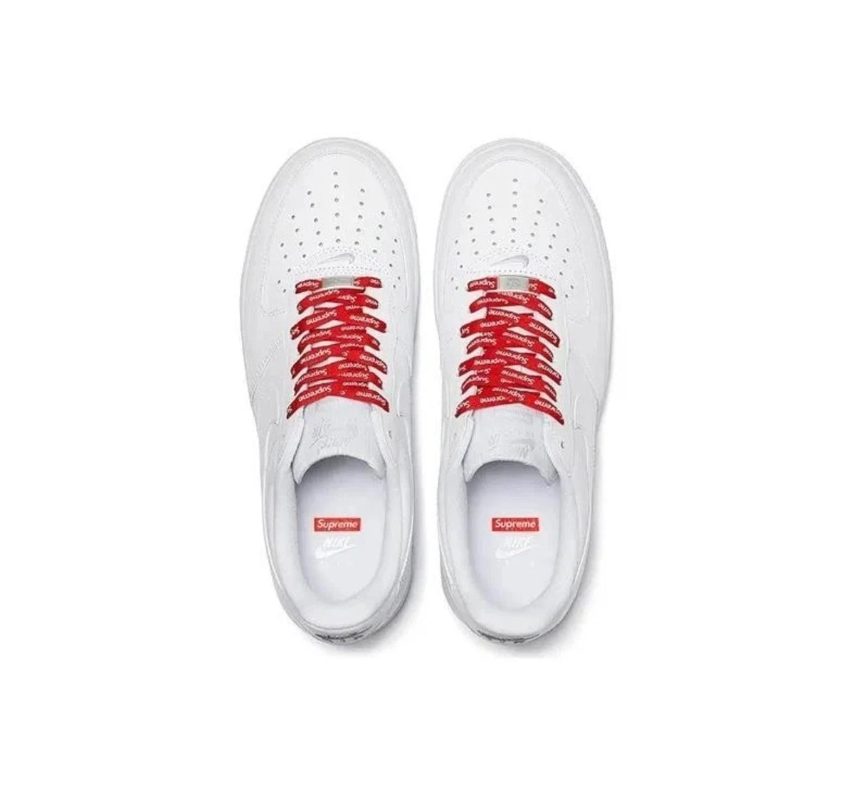 Nike Air Force 1 Low Supreme White Men's CU9225-100 New