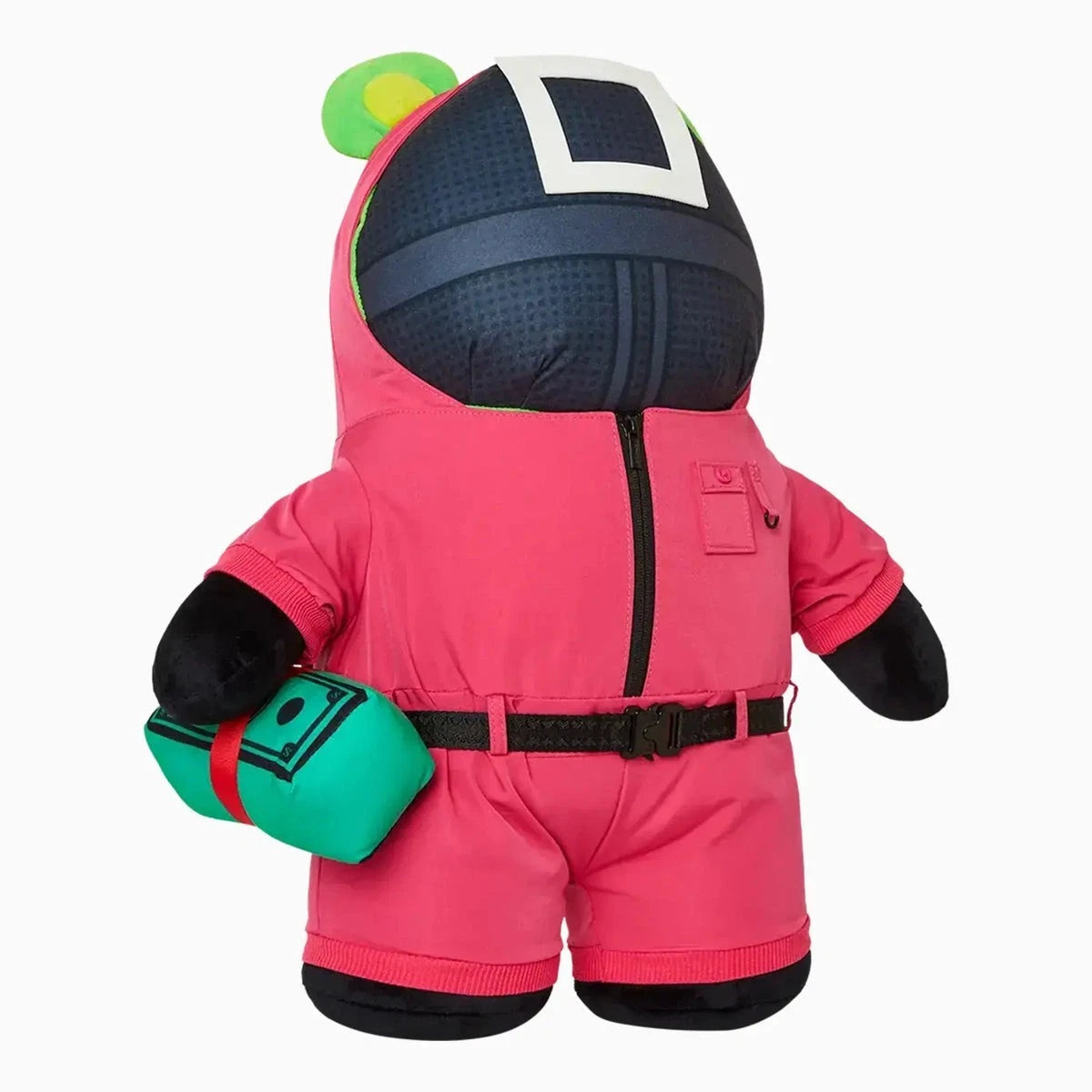 Sprayground Squid Game Worker Money Bear Backpack🔥New Pink Teddy Bear Bag