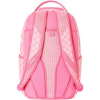 🔥🔥 Sprayground Pink Check Faces Backpack New Bookbag Large School Travel Bag