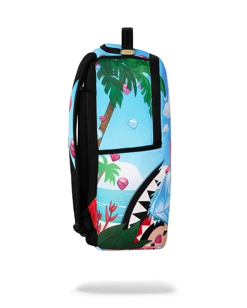 🔥🔥Sprayground x Pink Panther Giant Diamond Backpack New Bookbag School Bag 💥