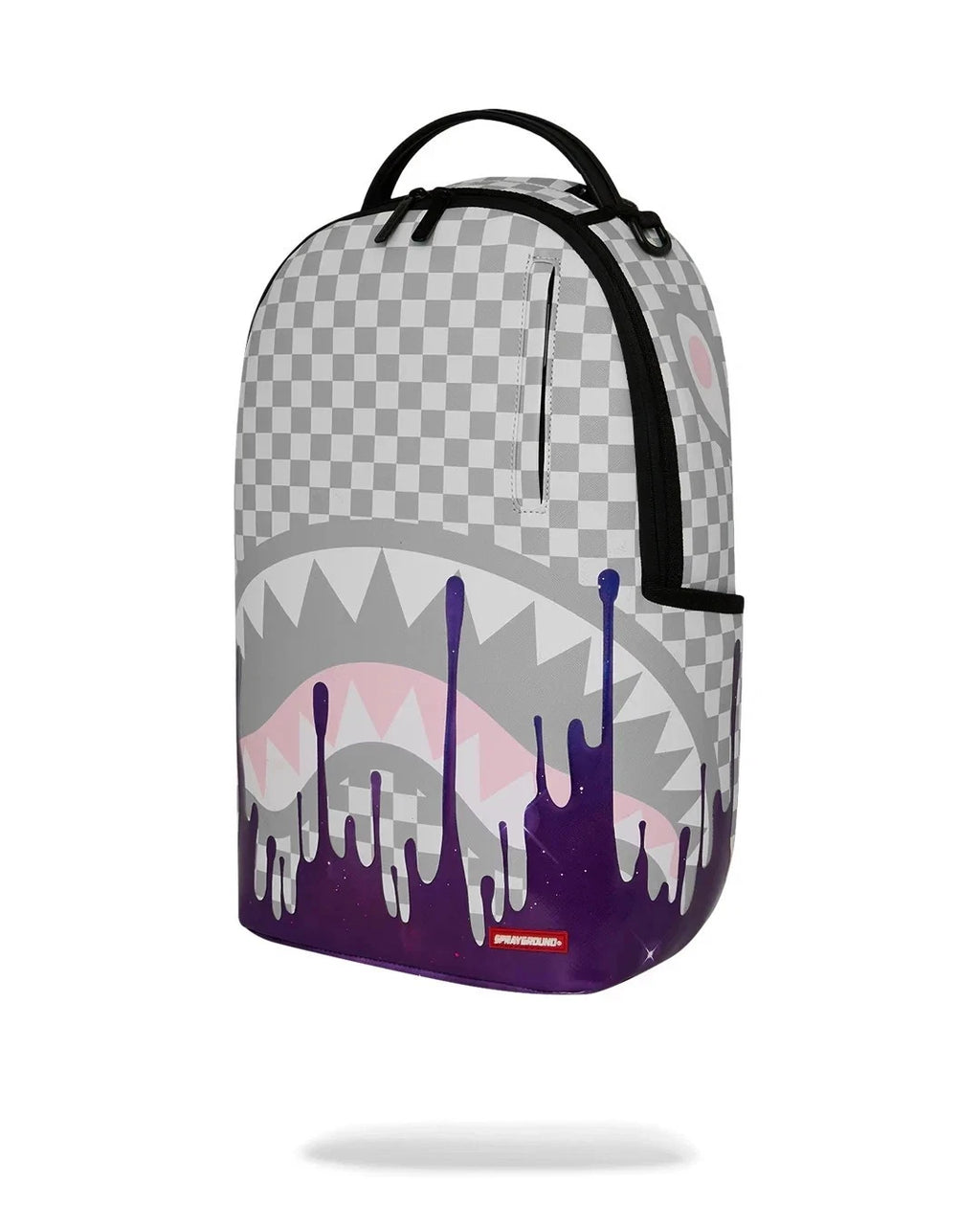 🔥🔥 Sprayground COSMIC CHAOS BackpackNew Black Purple Bookbag School Travel Bag