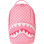 🔥🔥 Sprayground Pink Check Faces Backpack New Bookbag Large School Travel Bag