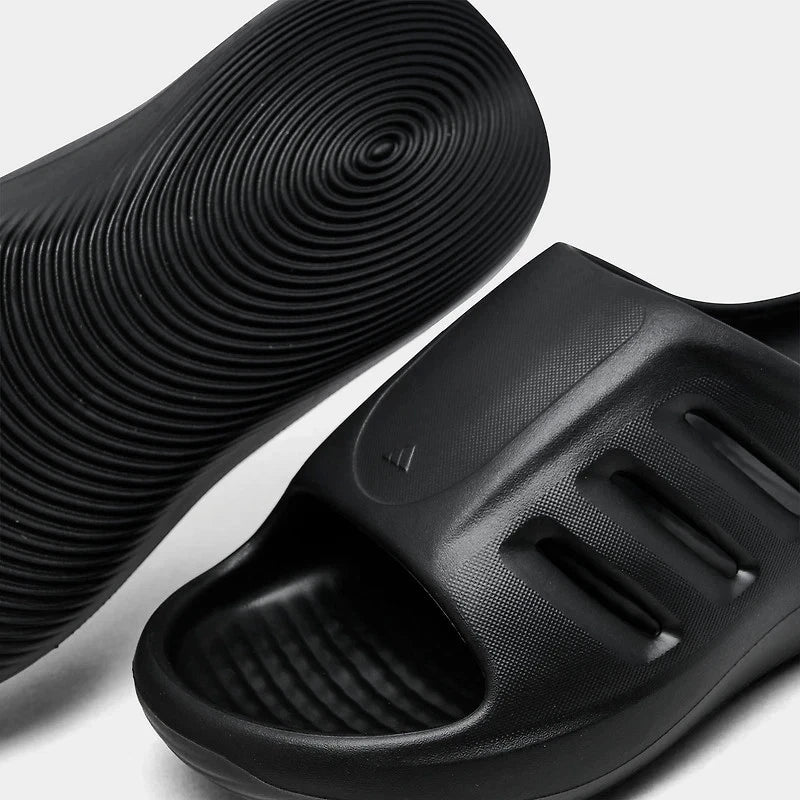 🔥🔥adidas AdiFom IIInfinity Slide Triple Black Men Unisex Slip On Sandal JI0397