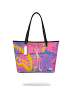 🔥🔥 Sprayground Pink Panther ART HEIST ToteNew Black Travel Large Shoulder Bag
