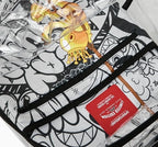 Sprayground ASTROMANE SKY Clear Backpack🔥New PVC Transparent Bookbag School Bag