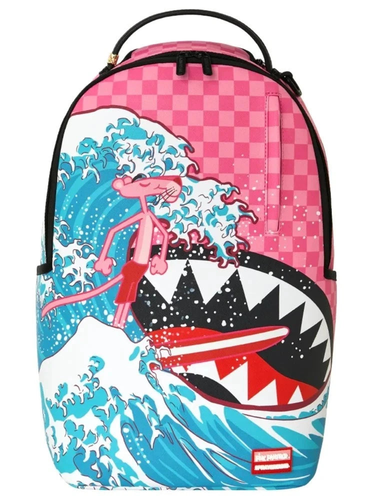 Sprayground Street Art Creative Backpack🔥New Black Bookbag Large School Bag