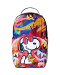 🔥🔥 Sprayground x Snoopy Street Art Backpack New Black Bookbag Large 💥💥