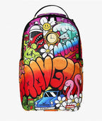🔥🔥 Sprayground Miami Doodle Daydream Backpack New Black Bookbag School Bag 💥