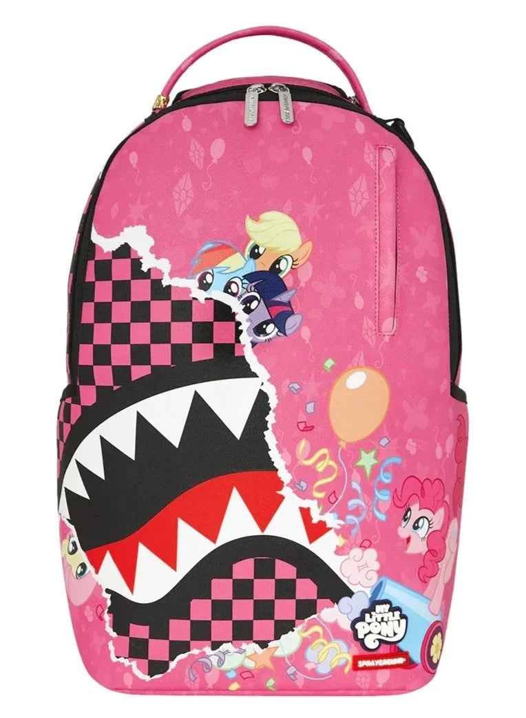 🔥SPRAYGROUND MY LITTLE PONY PARTY POPPIN BACKPACKN New School Bag Bookbag B9057