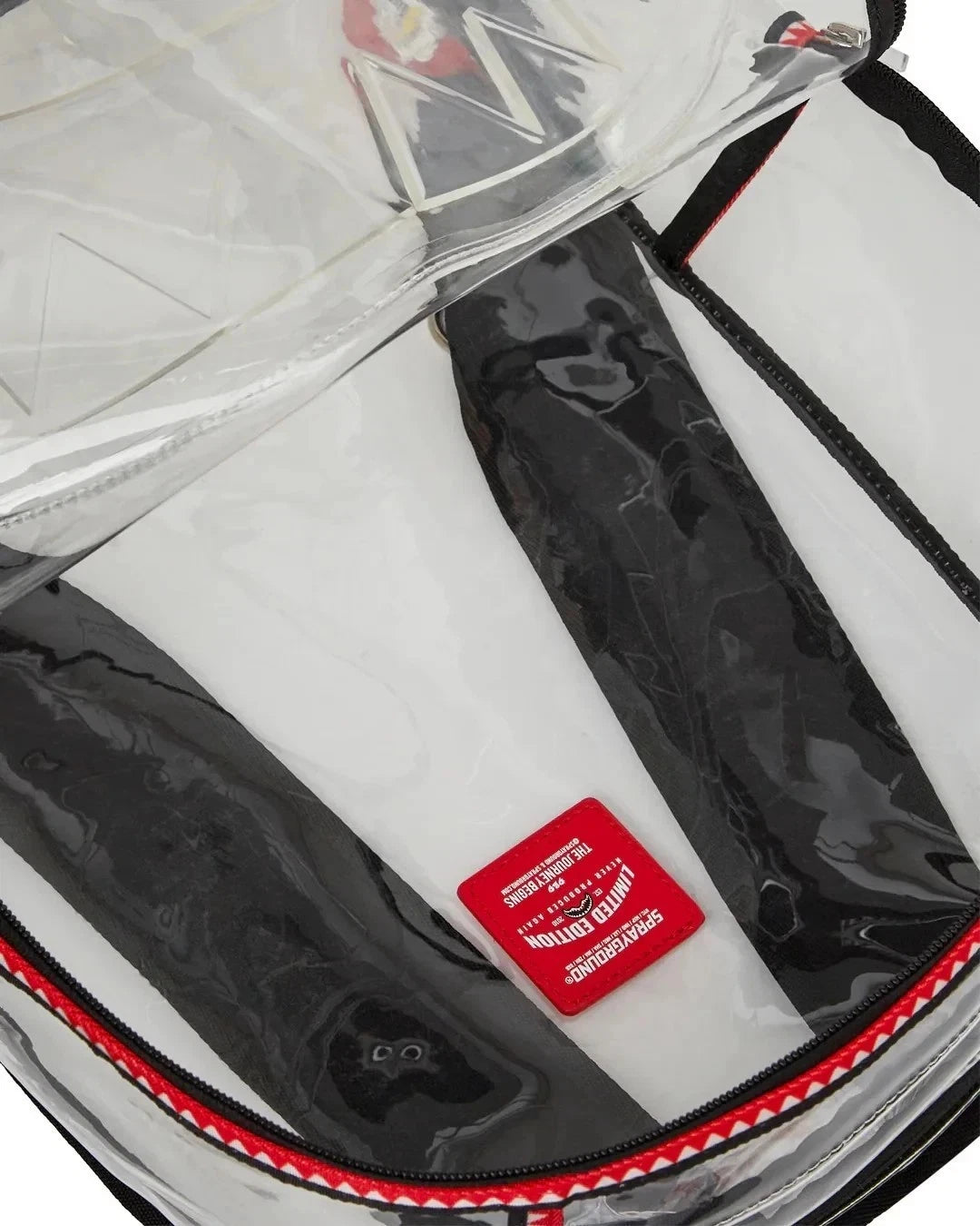 🔥🔥 FULLY CLEAR EMBOSSED BOSS BACKPACK 💥💥💥