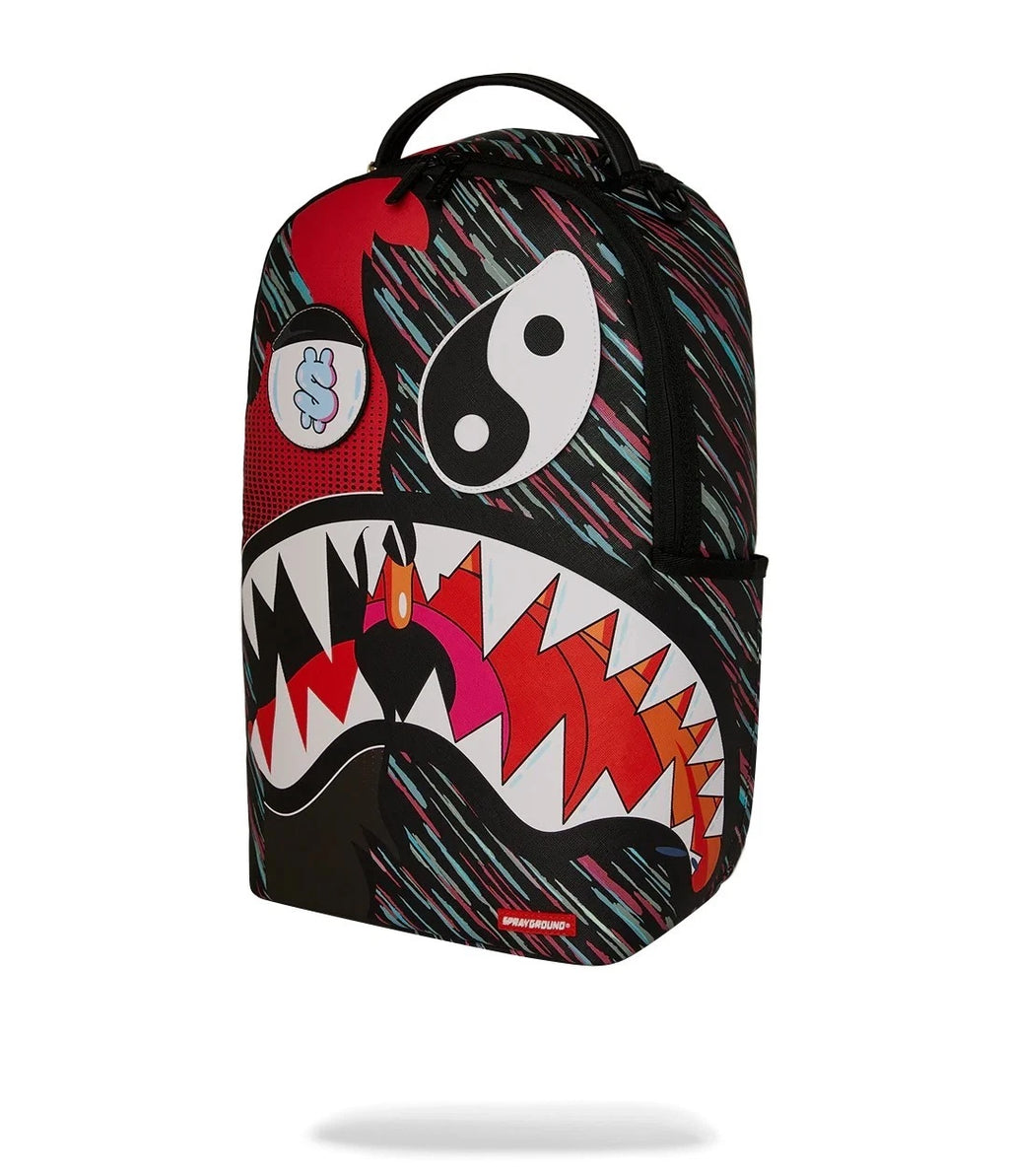 🔥100% Authentic SpraygroundHyper Driven Eyes Patch Backpack New Large Bookbag