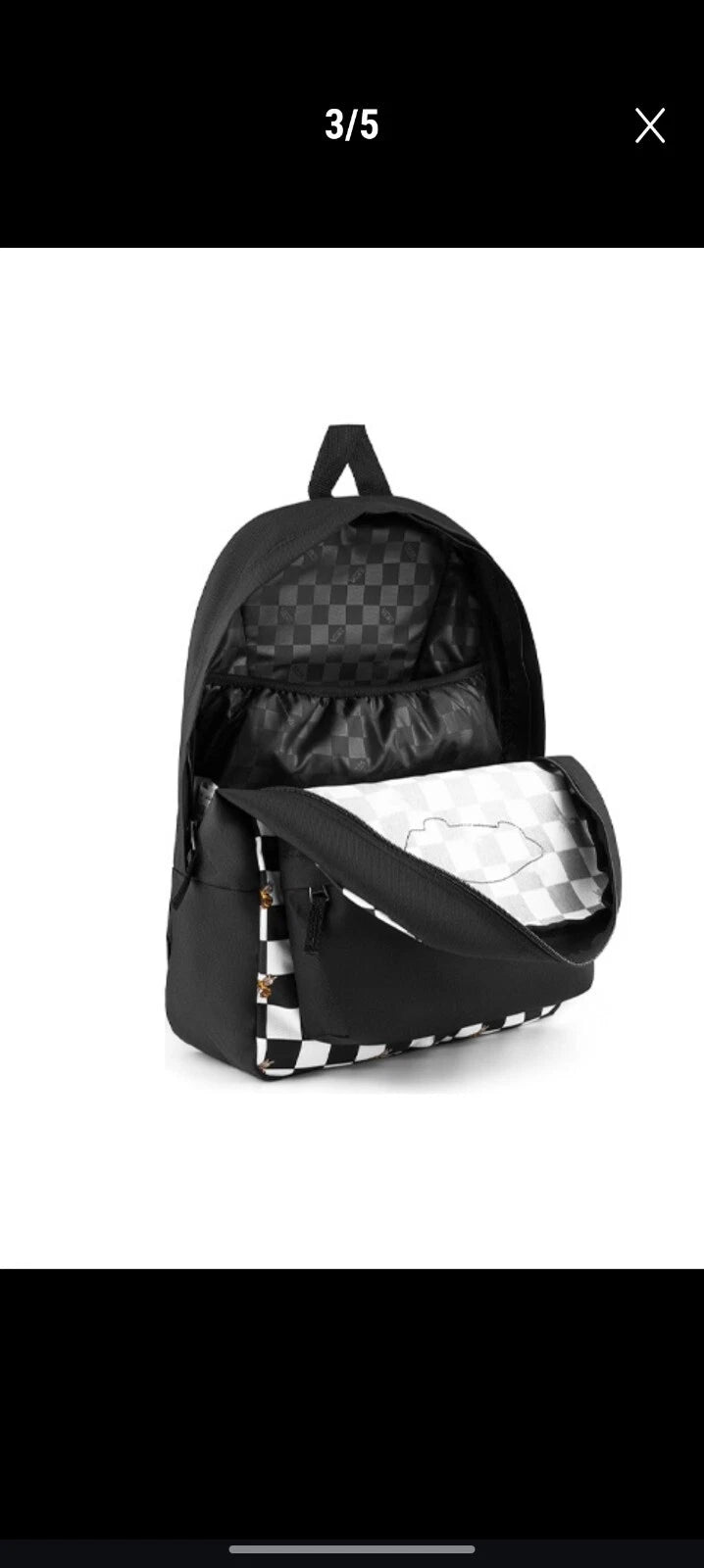 VANS Realm Bee Checkerboard Backpack VN0A3UI6YZT